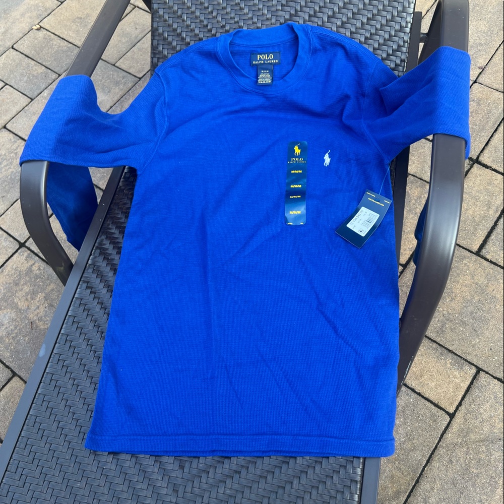 Polo Ralph Lauren Mens Thermal Shirt Long Sleeve Medium NWT